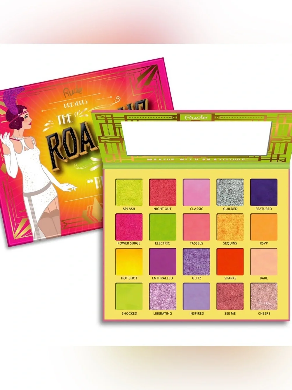 New RUDE The Roaring 20's Eyeshadow Palette - Neons